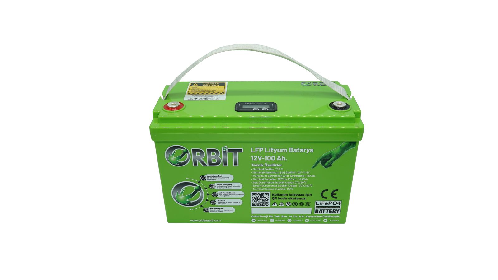 ORBIT 12V 100Ah LiFePO4 Battery